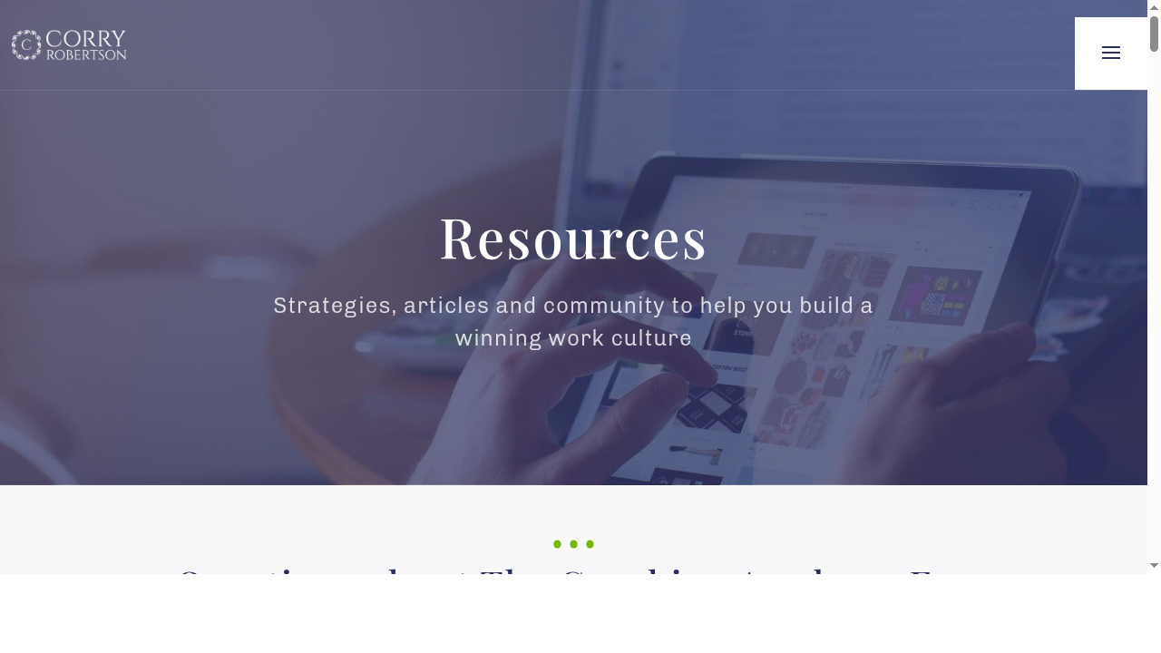 Resource Library | Corry Robertson