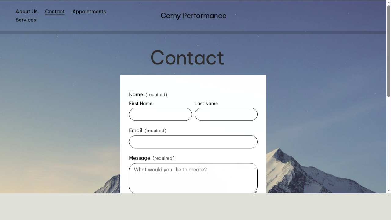 Contact — Cerny Performance