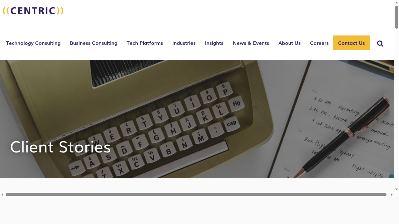 Client Stories - Centric Consulting