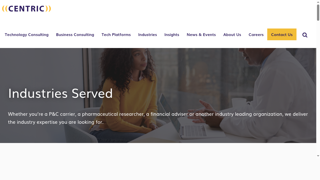 Industries - Business & Technology Consulting Industries - Centric Consulting