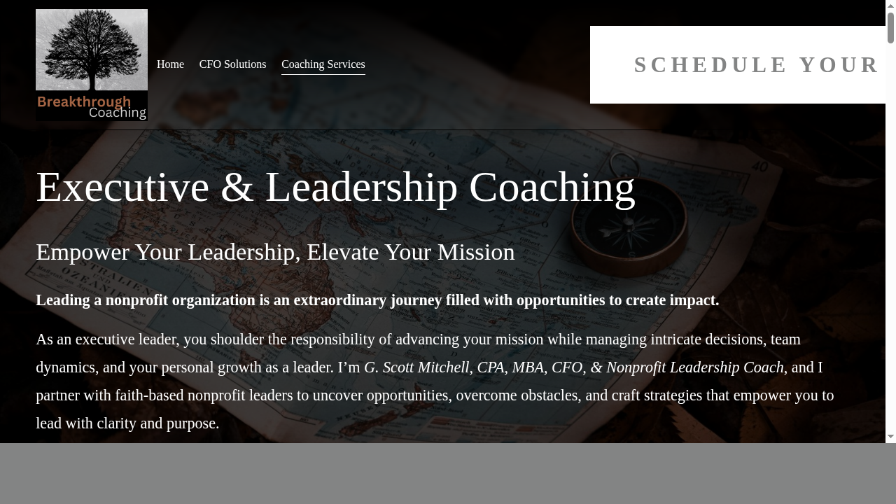 Nonprofit Executive Coaching Services — Breakthrough Coaching