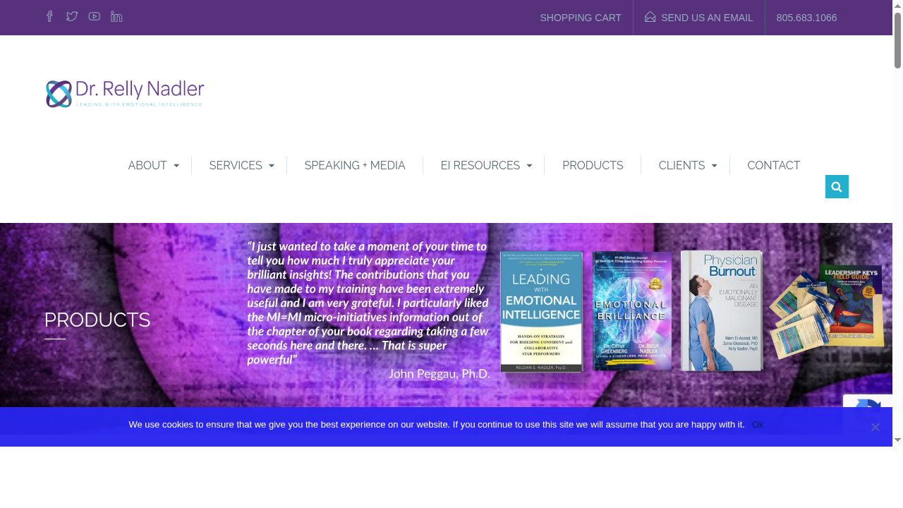 Products - Emotional Intelligence & Leadership Training, Santa Barbara CA