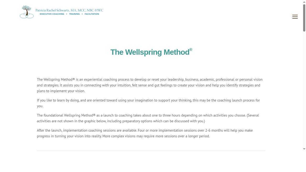 Wellspring  Method — Patricia Schwartz Leadership Coaching