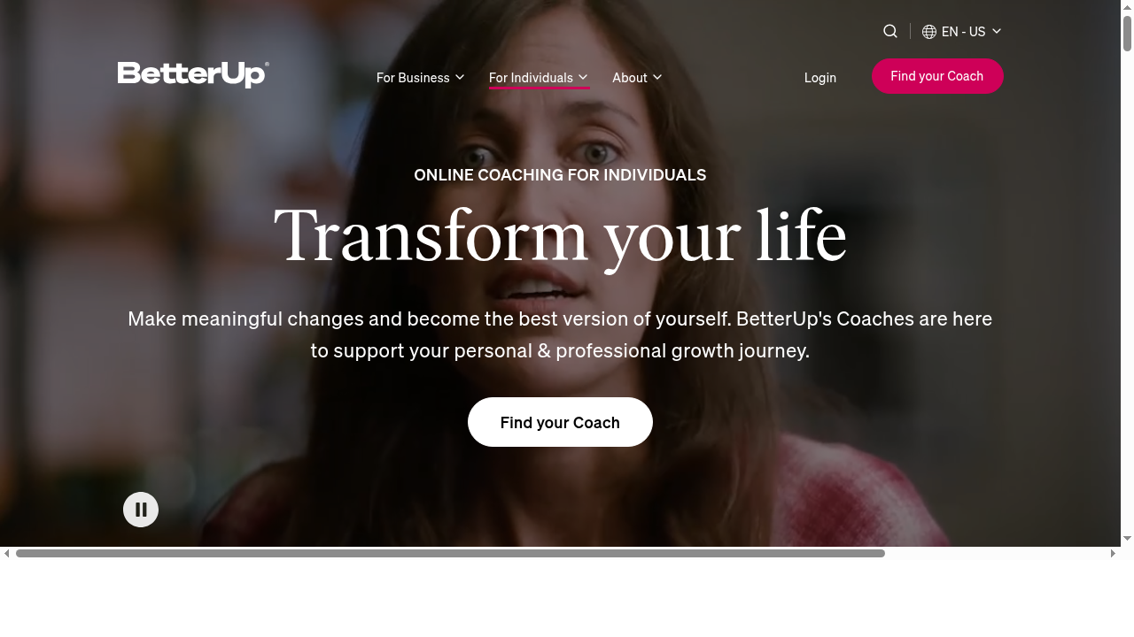 Find a Coach: Transform Your Life | BetterUp