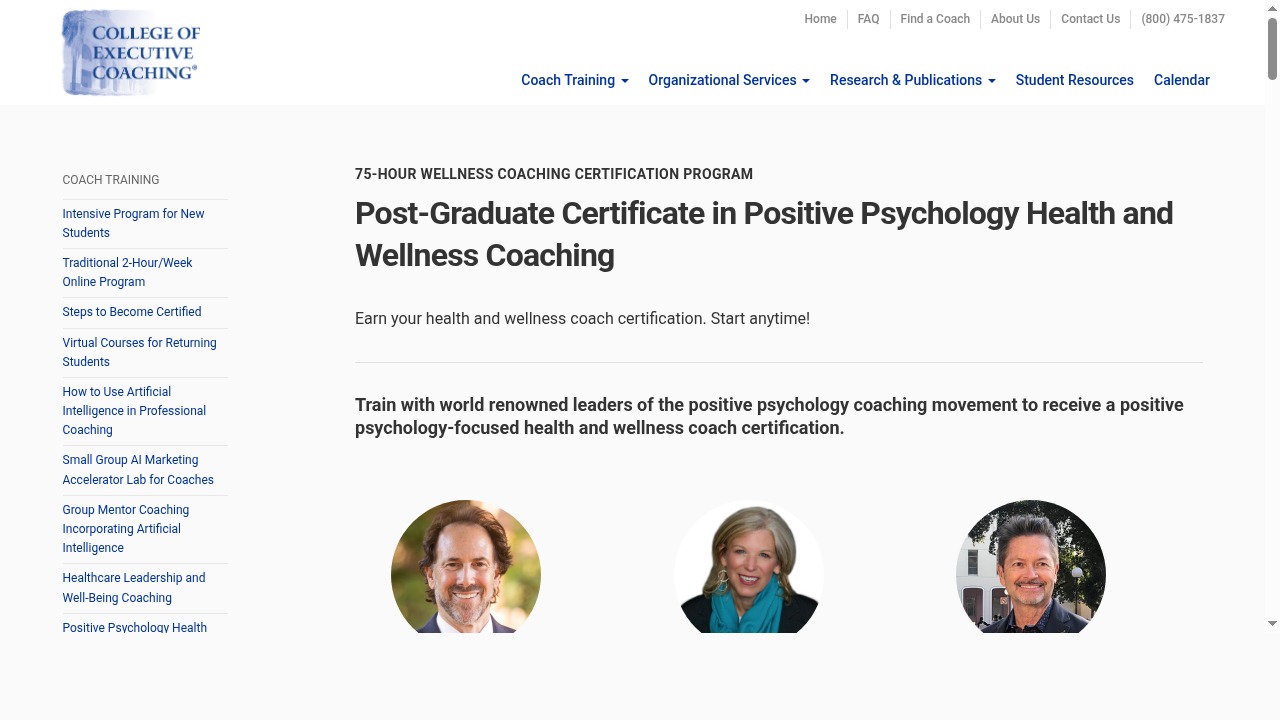 Positive Psychology Health and Wellness Coaching | NCCHWC, NBME
