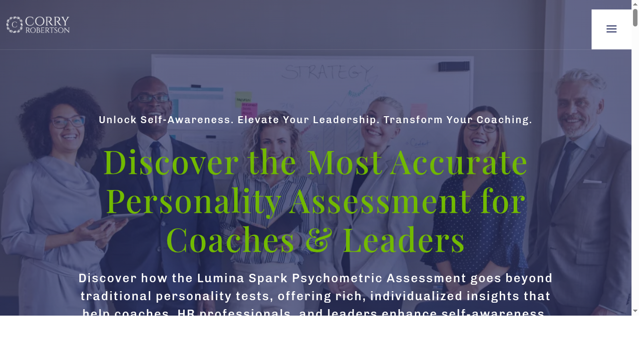 Personality Assessment Lumina Spark | Corry Robertson