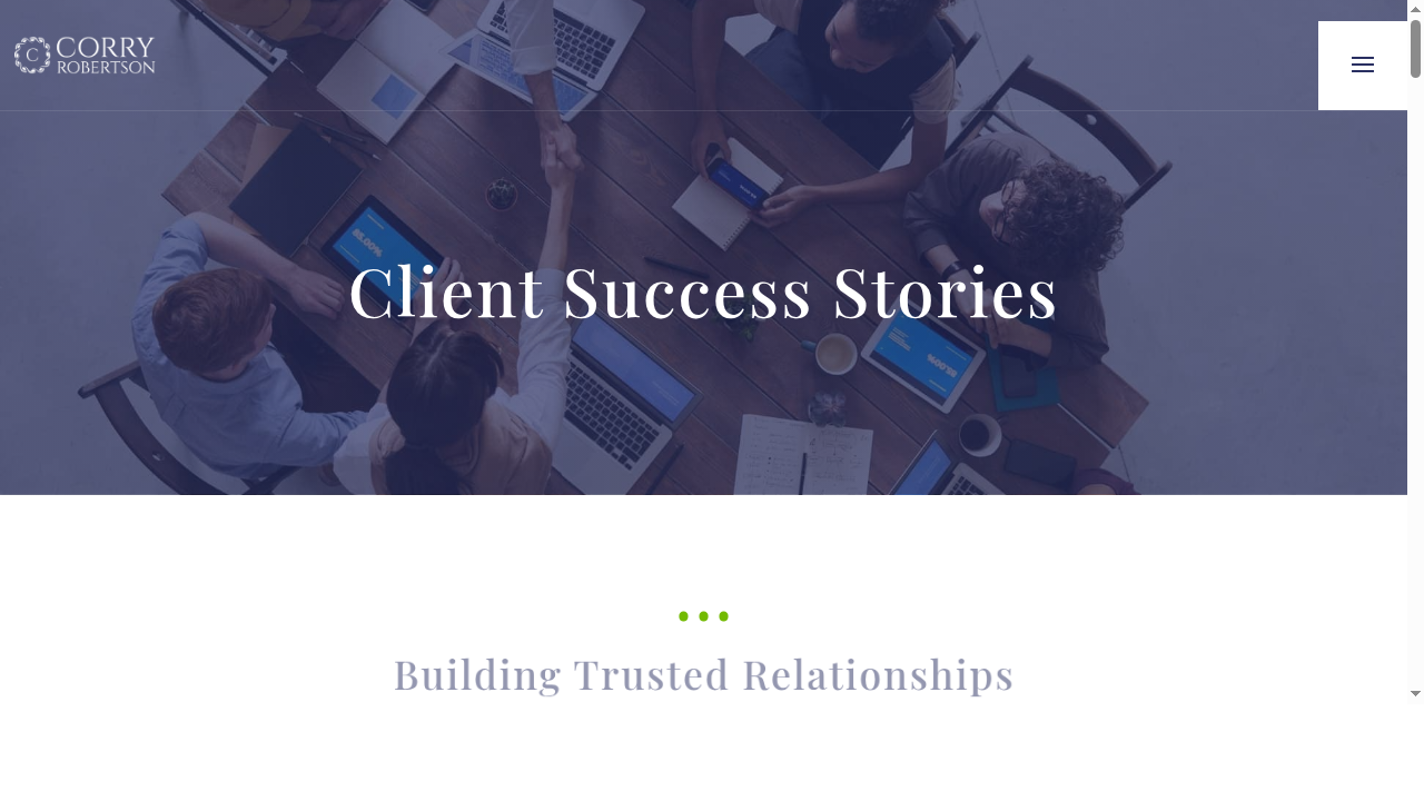 Client Results | Corry Robertson