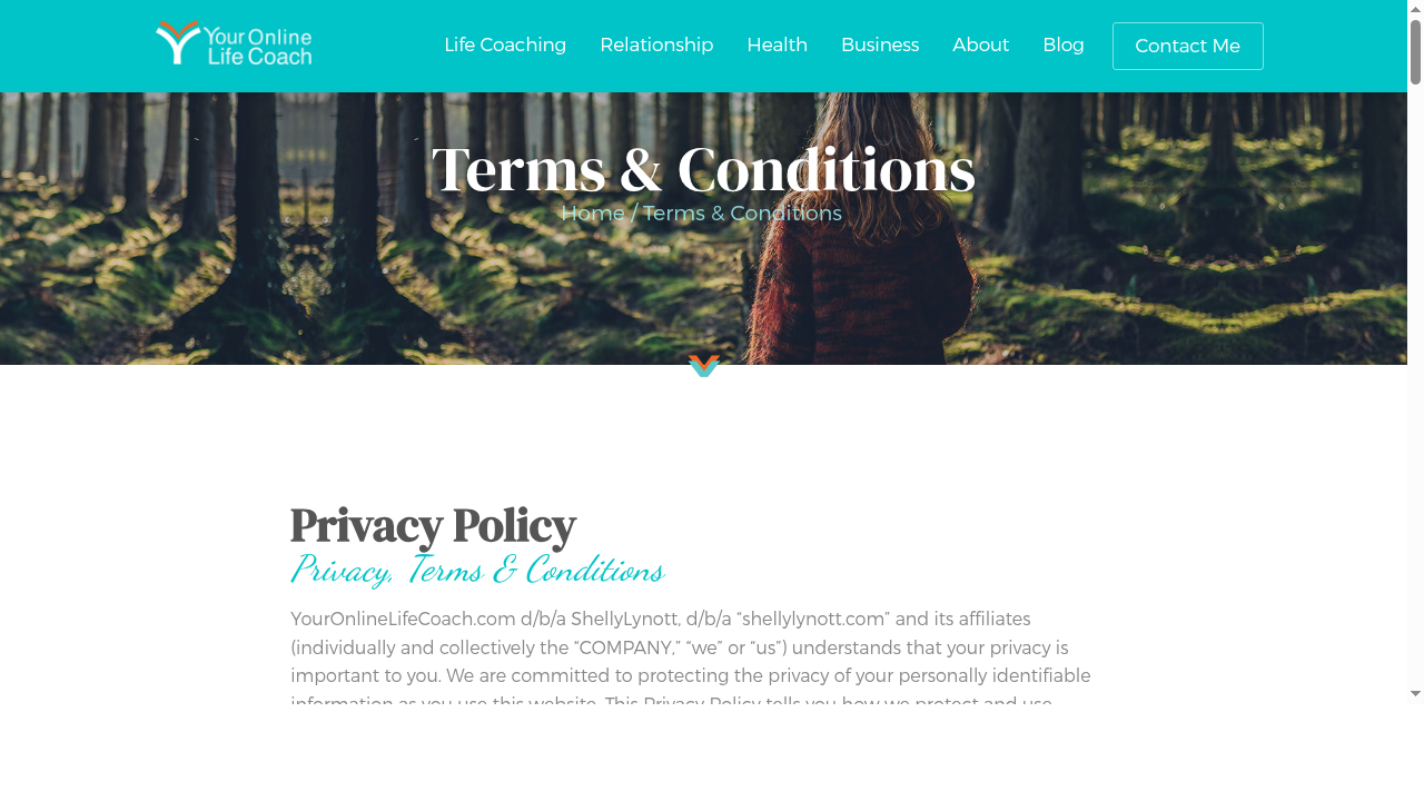 Terms & Conditions - Your Online Life Coach