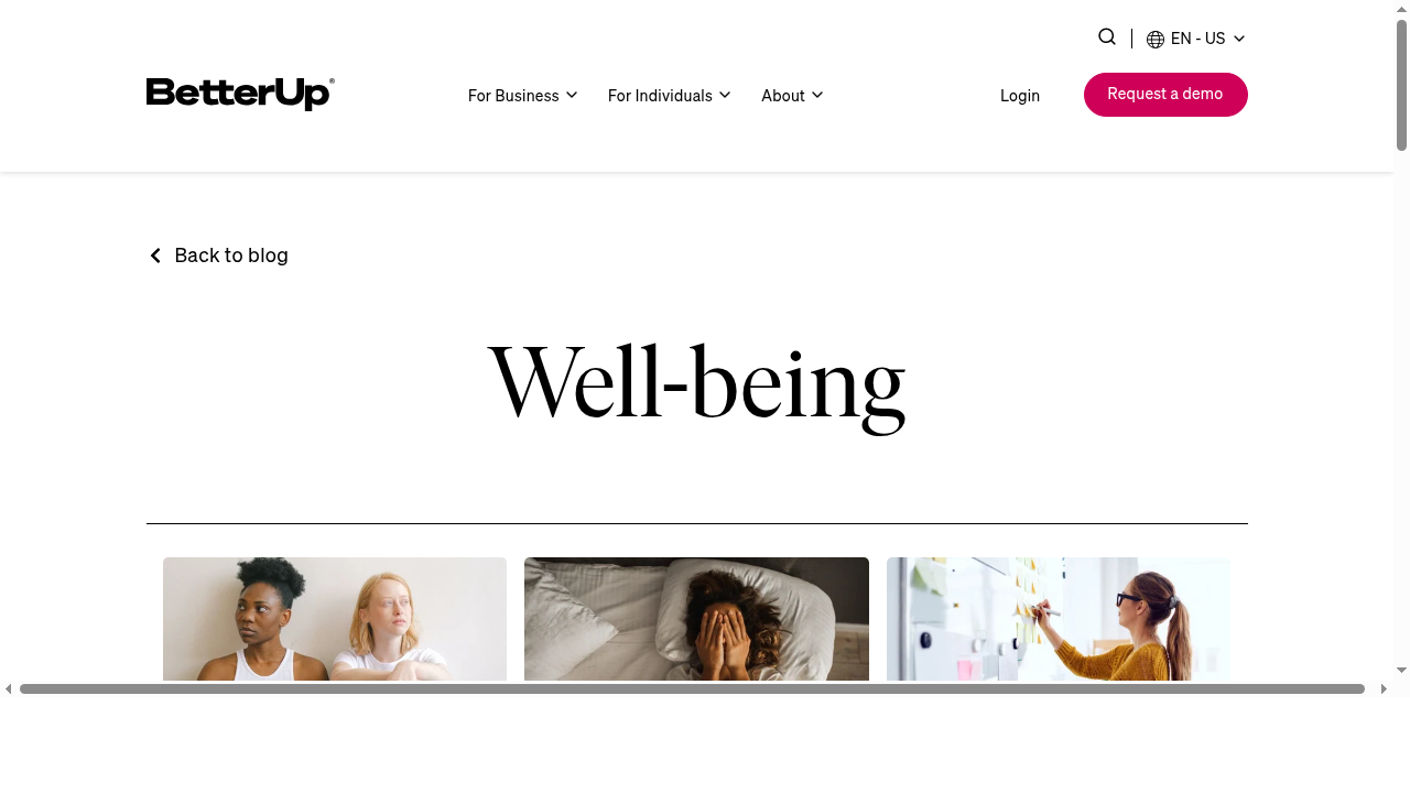 BetterUp Blog | Well-being