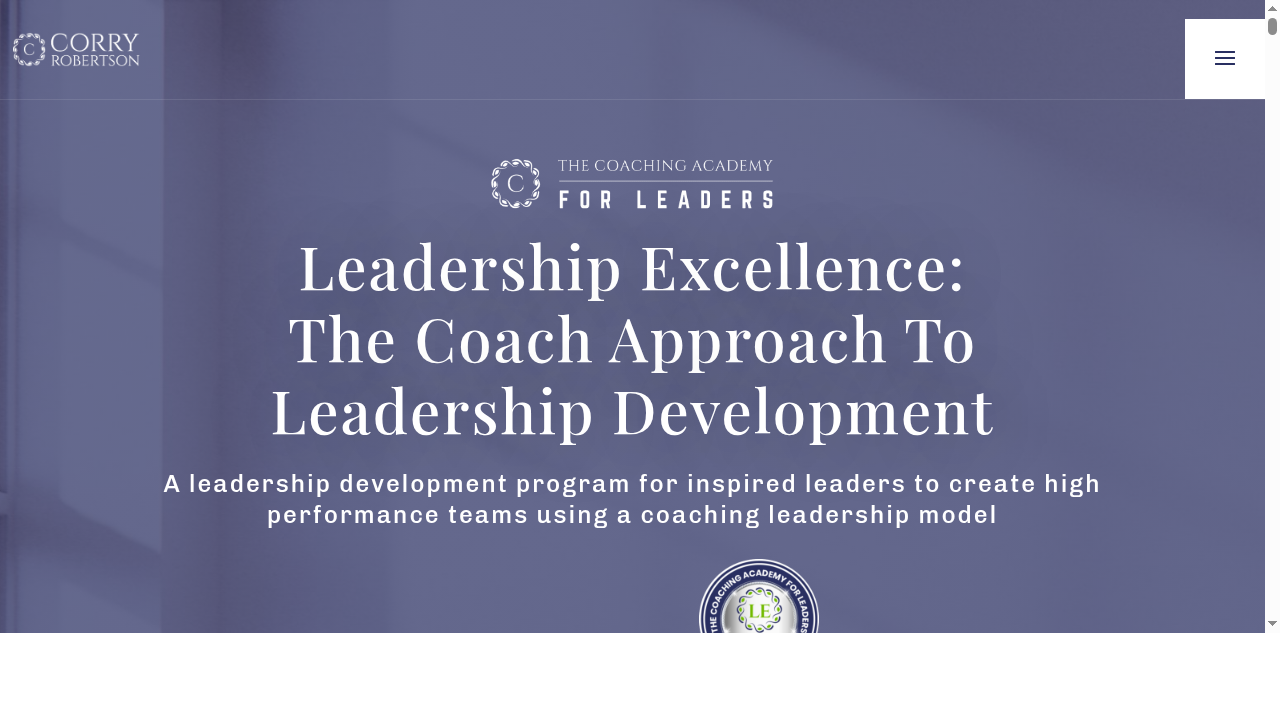 Leadership Essentials Course | Corry Robertson
