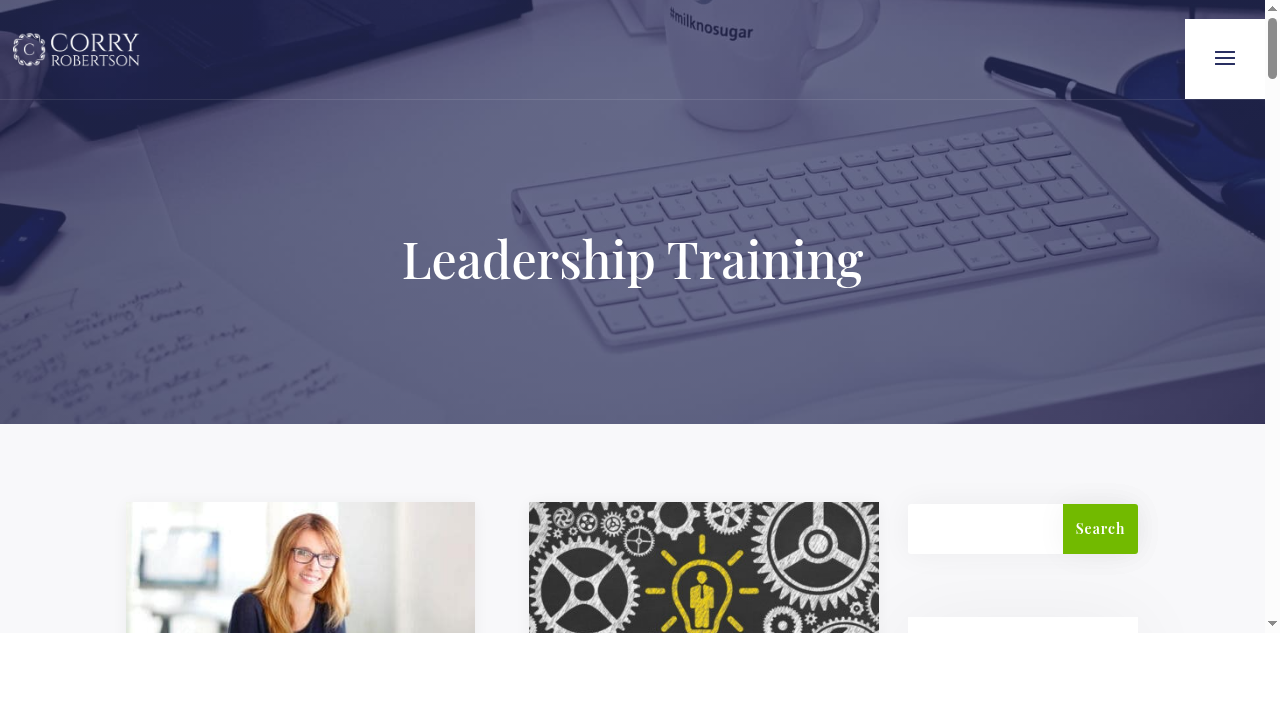 Leadership Training Archives | Corry Robertson