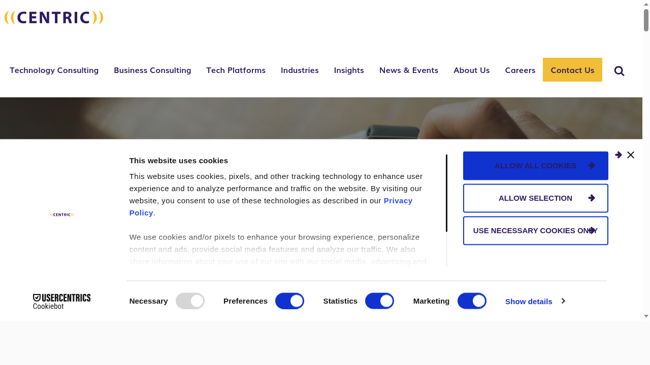 Custom Application Development Services - Software Solutions - Centric Consulting
