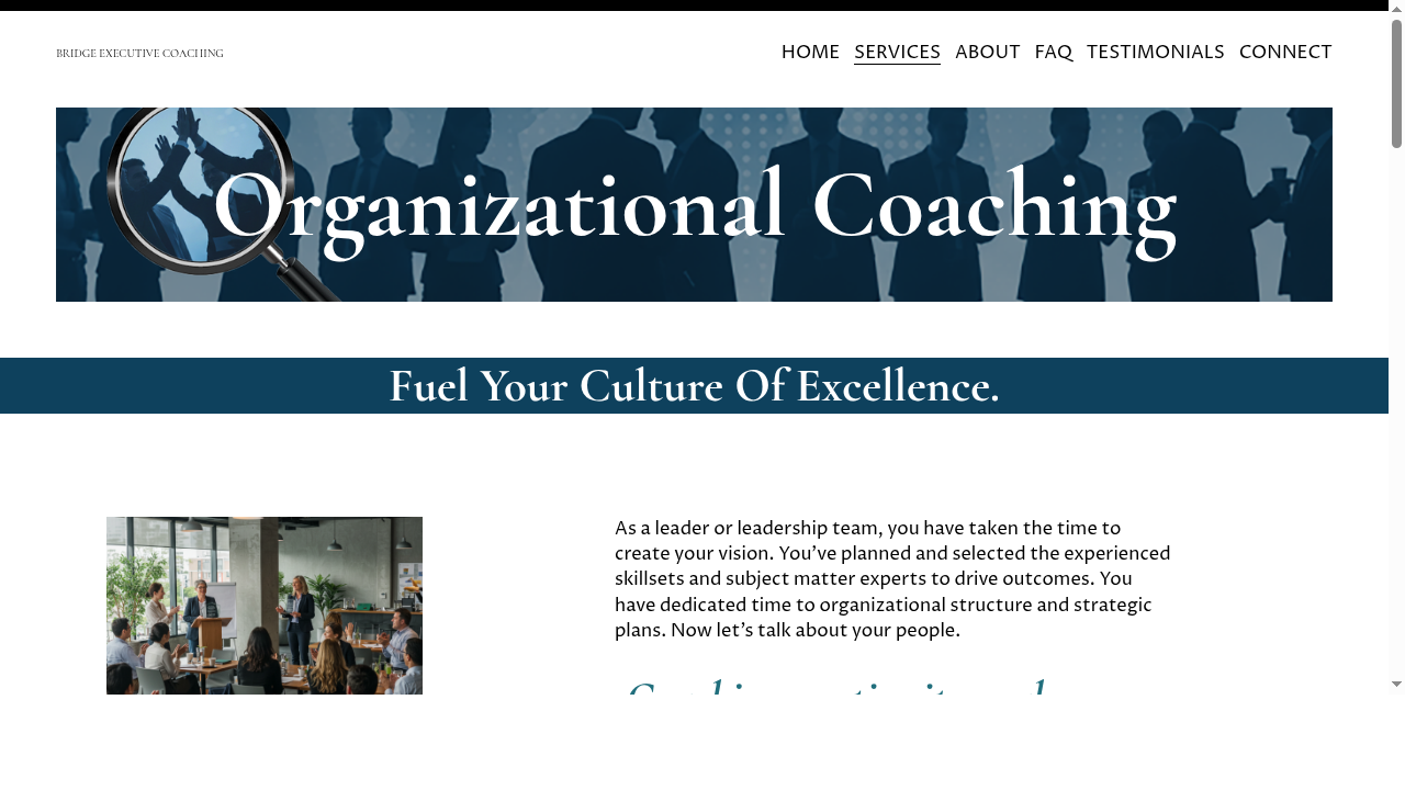 Leadership Coaching - Conflict Management - Strategic Coaching | San Luis Obispo County | USA — BRIDGE EXECUTIVE COACHING