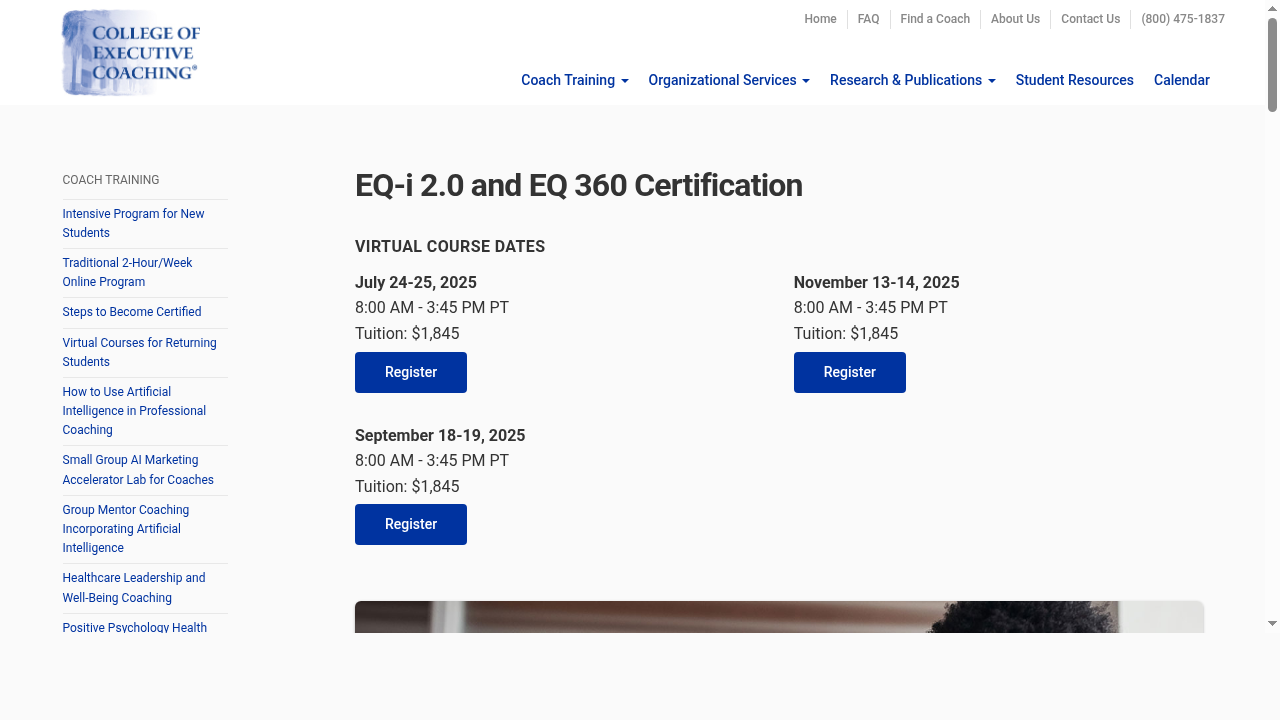 EQ-i 2.0 & EQ 360 Certification