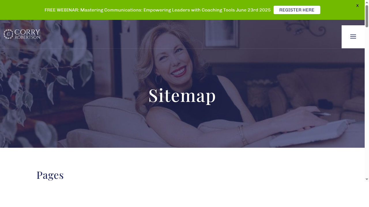 Sitemap | Corry Robertson