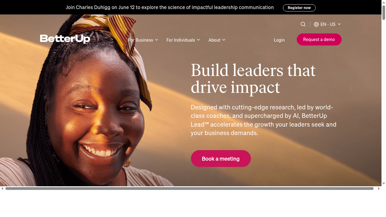 BetterUp Lead™ to Accelerate Business Transformation | BetterUp