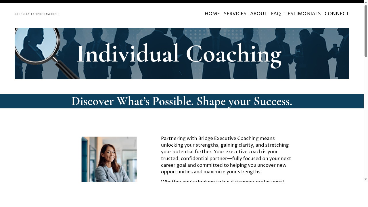 Leadership Coaching - Conflict Management - Strategic Coaching | San Luis Obispo County | USA — BRIDGE EXECUTIVE COACHING