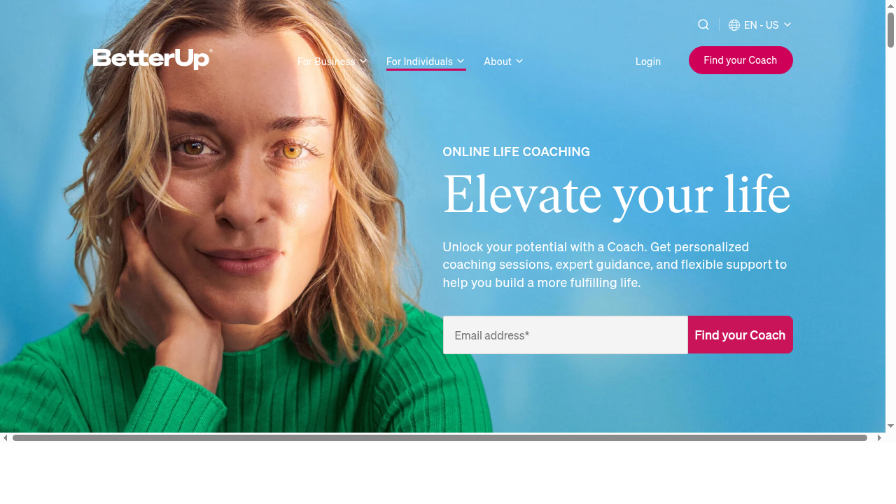Find a Life Coach: Enrich Your Life With a Certified Coach | BetterUp
