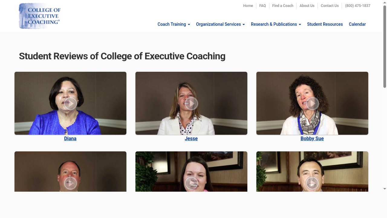 Videos from College of Executive Coaching