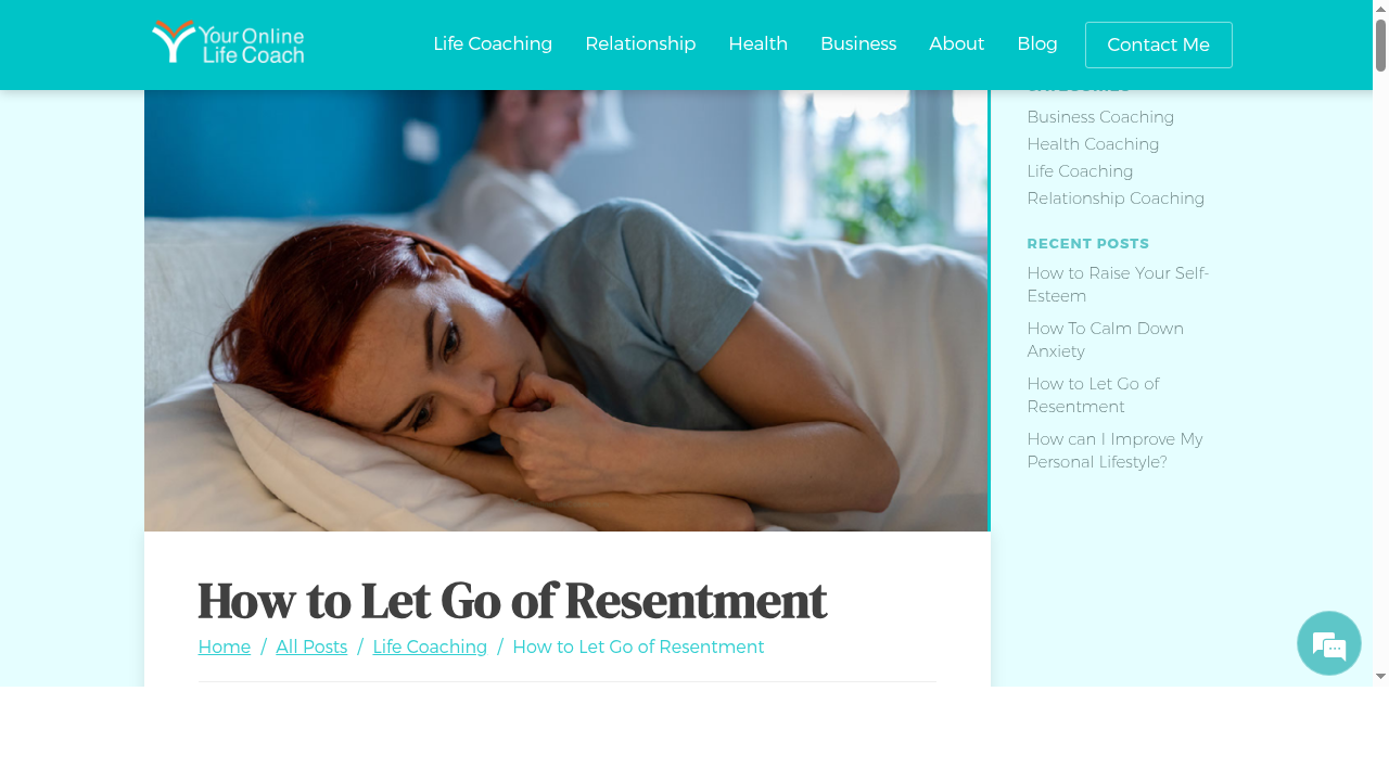 How to Let Go of Resentment - Your Online Life Coach