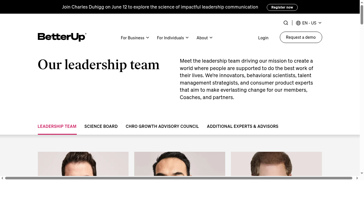 Our Leadership Team | BetterUp