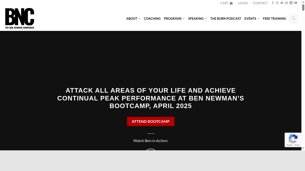 Performance Coach and Keynote Speaker | Ben Newman