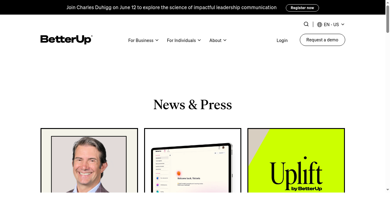 News and Press Releases | BetterUp