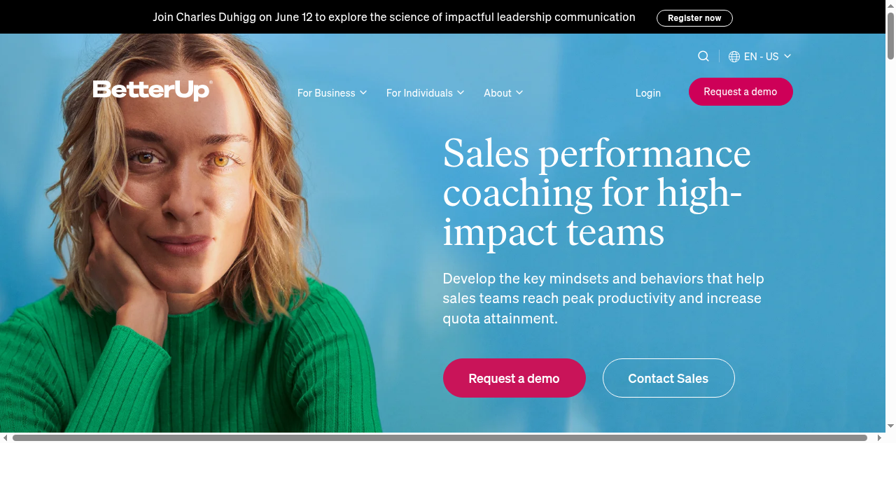 Sales Performance Coaching for High-Impact Teams | BetterUp