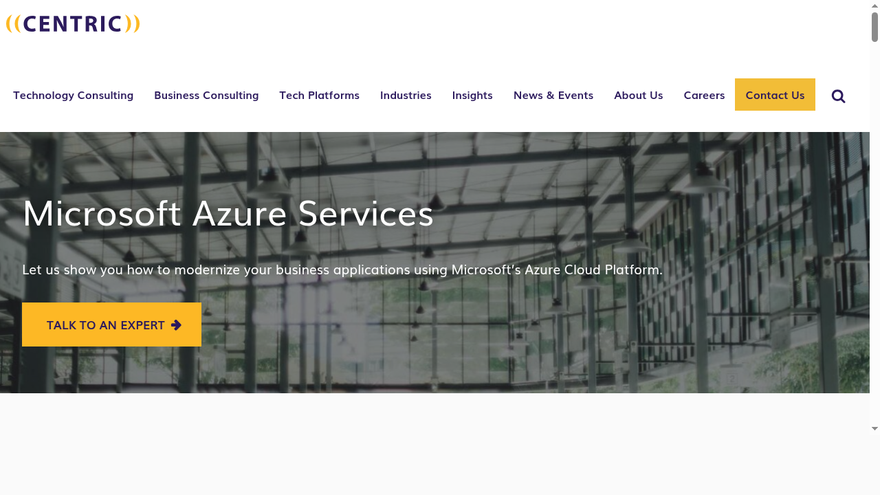 Microsoft Azure Services - Accelerate Your Cloud Tech - Centric Consulting