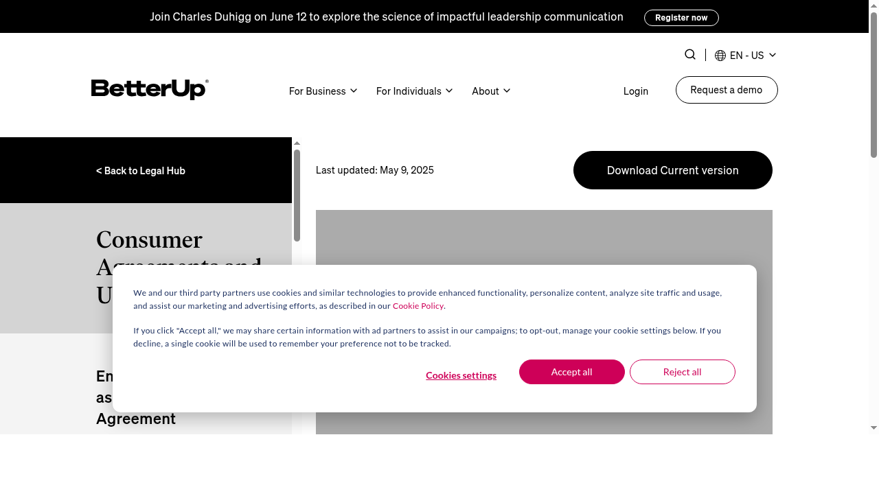 BetterUp Privacy Policy